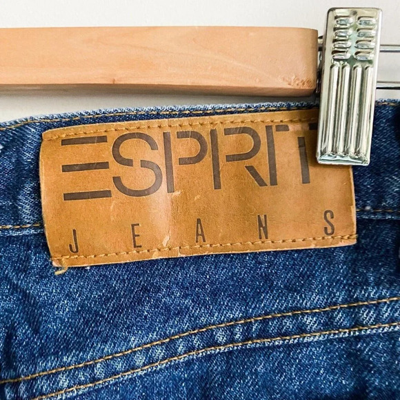 Vintage Esprit Medium Wash High Rise Relaxed Fit Jeans 5/S - Picture 3 of 5